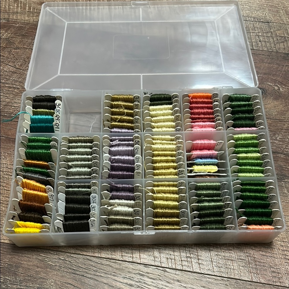Multi-Color Thread Organizer Box